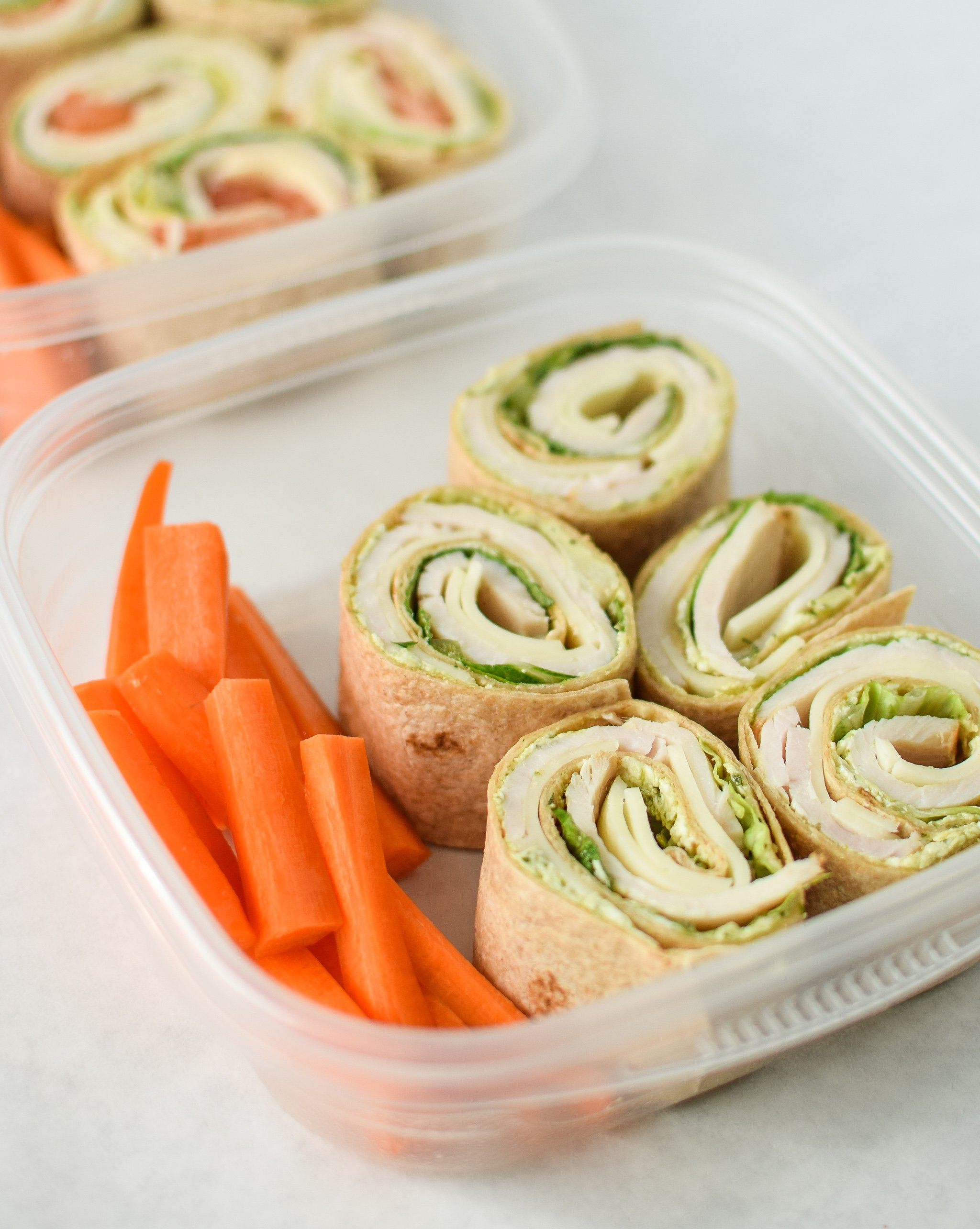 Turkey Pesto Tortilla Pinwheels Project Meal Plan